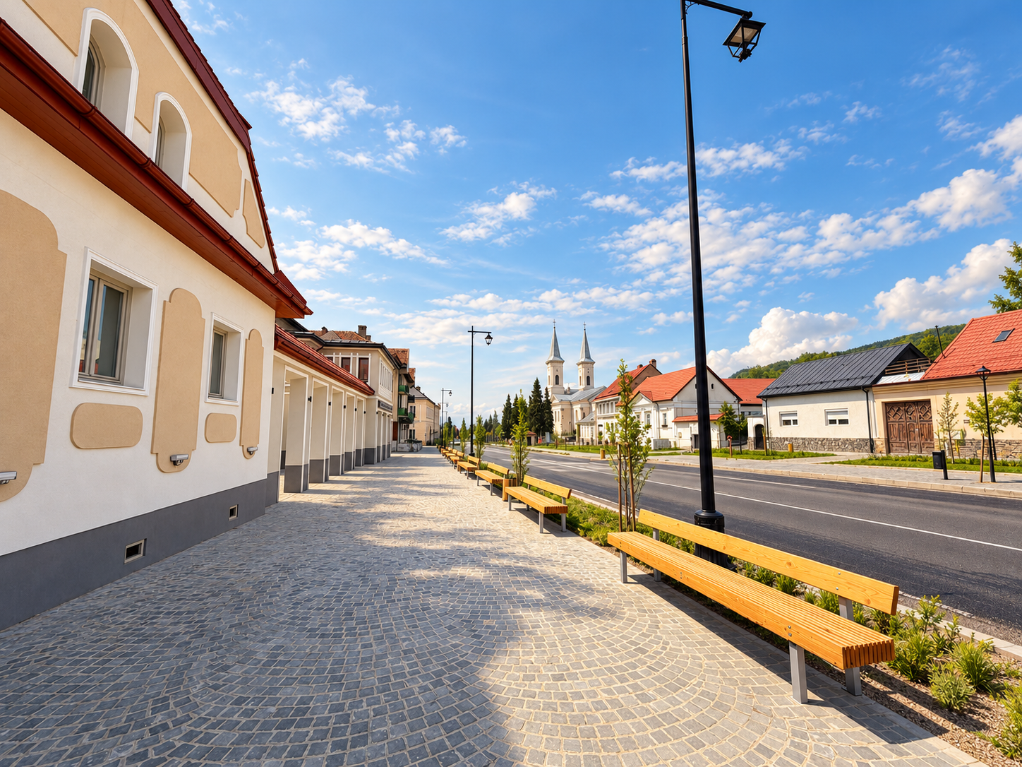 Interiorul Centrului Multifuncțional Baia Sprie